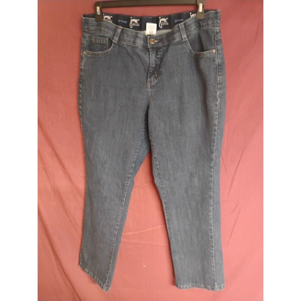Just My Size Blue Pull On Jeans 18W JM0304 5 Pocket